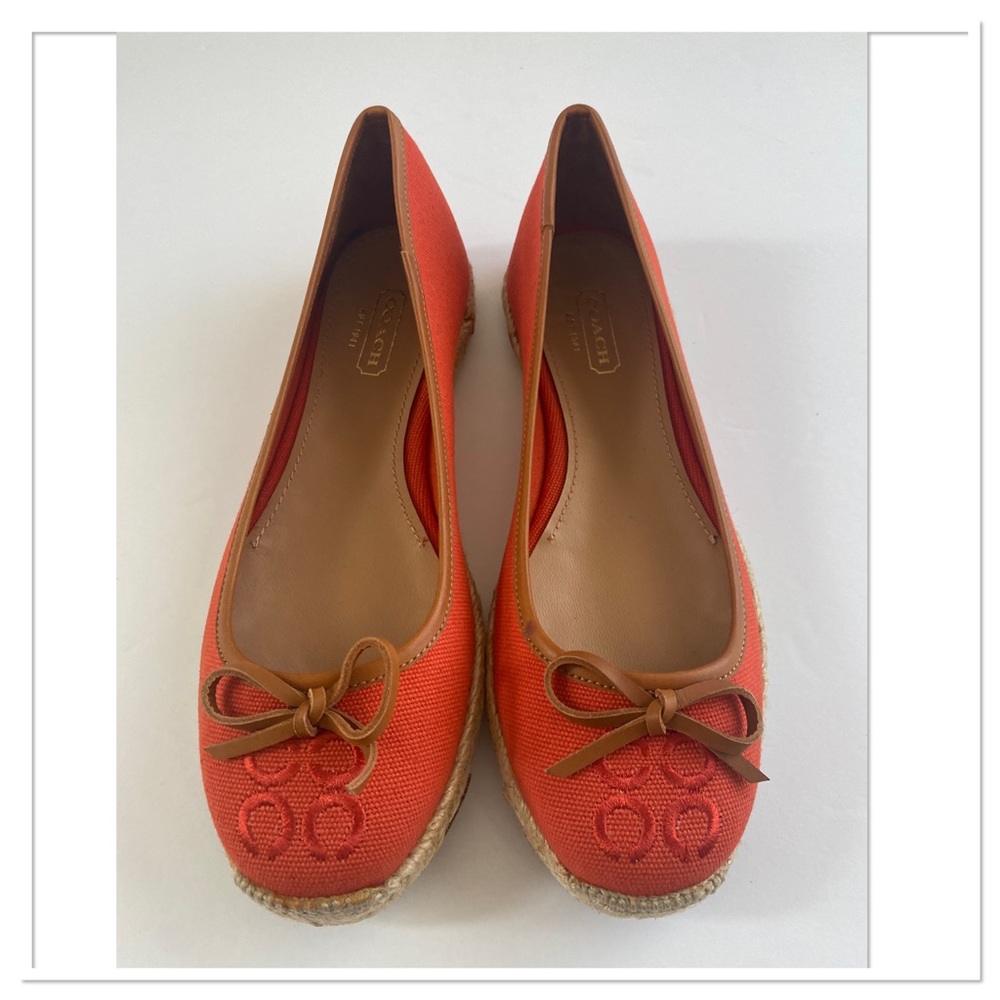 Coach Darcelle Women’s Canvas Flat Sandal Shoe - Picture 2 of 5